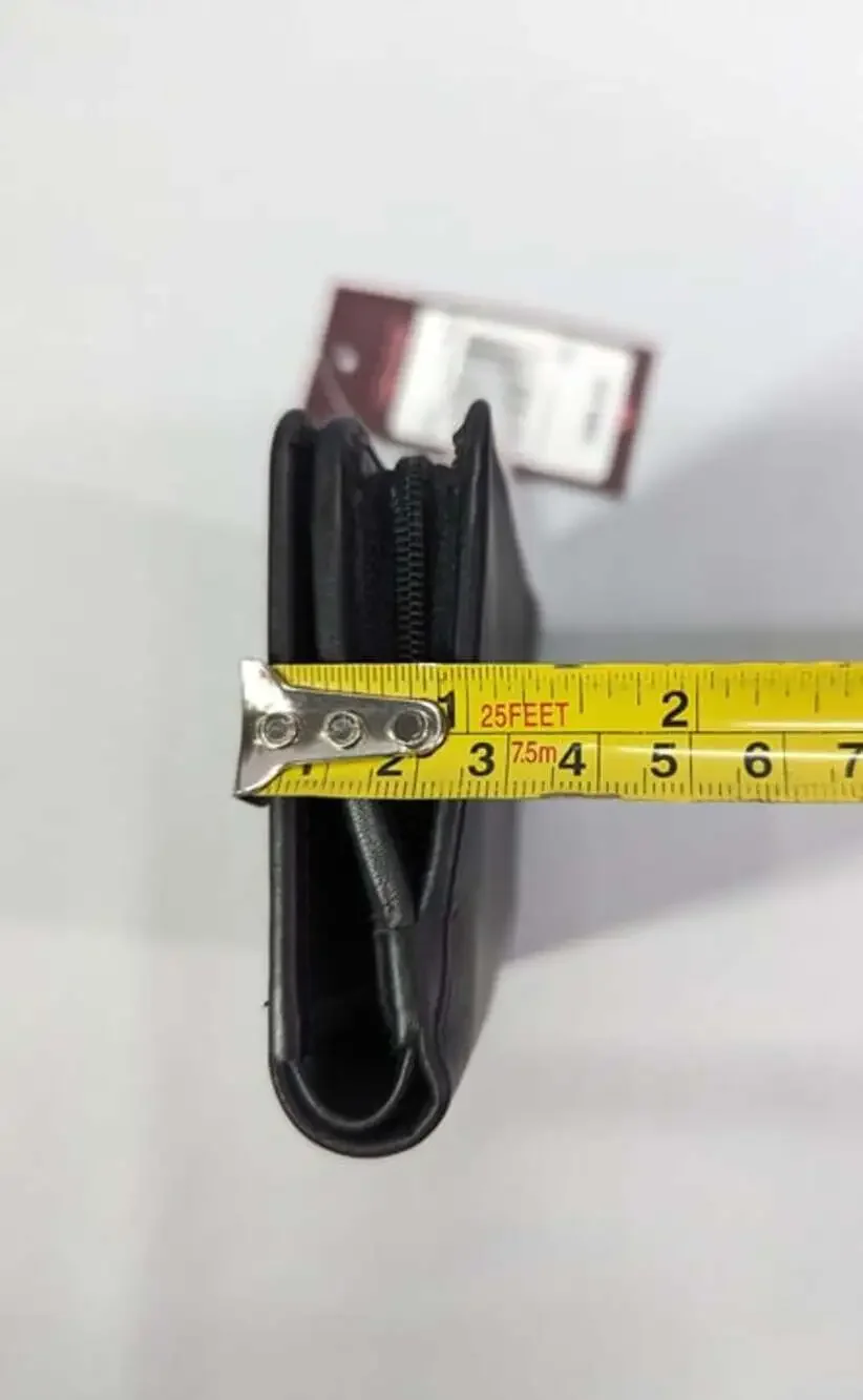 Radley London Christmas Is Calling Medium Bifold Wallet Black (MSRP $98)